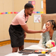 Ivan feeds Tayshia a strawberry